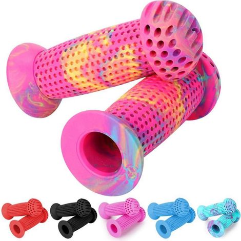 Fahrradgriffe Kinder 22mm, 105mm lang, mit Prallschutz, für Roller & Laufräder (1/5)