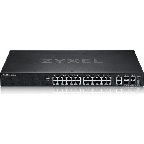 Zyxel XGS2220-30 Gestito L3 Gigabit Ethernet (10/100/1000) Nero (1/4)