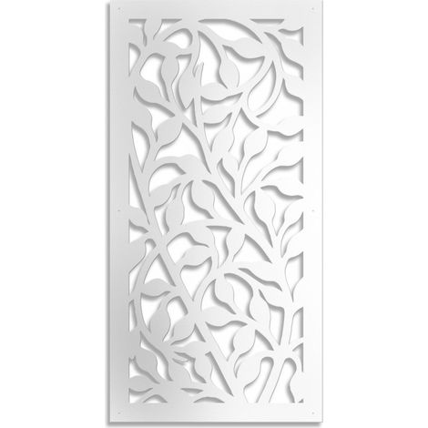 CESPUGLIO - Pannello in PVC traforato - Parasole - Colore: bianco - Misura: 50x150 cm (1/2)