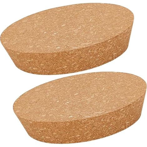 2 bouchons liège, bois, coniques - pour bouteilles et bocaux (1/5)