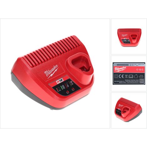 Cargador de baterías Milwaukee M12- C12C 12V Li-Ion ( 4932352000 )