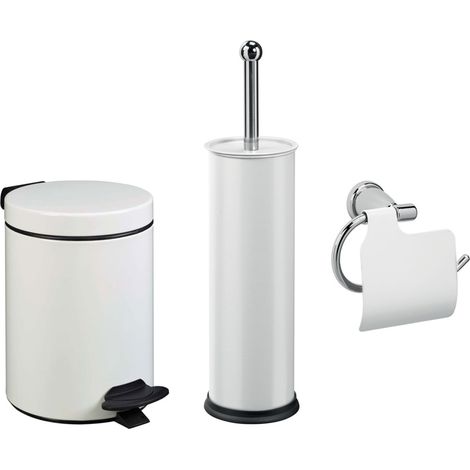 Ensemble salle de bains/toilettes avec poubelle 3L et accessoires - ROSSIGNOL