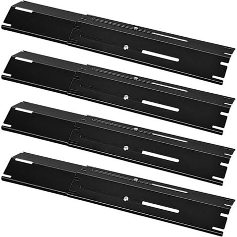 TCGG-4pcs Répartiteurs de chaleur réglables, plaque chauffante de 30 à 53 cm, ensemble d'accessoires pour barbecue à gaz, pièce de rechange universelle pour la plupart des barbecues à gaz - FO- (1/4)