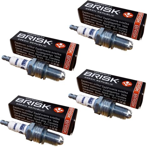 Kit 4 candele brisk (3p) compatibile per