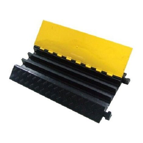 Protège câble RS PRO, Ø interne: 65mm, long. 900mm, Caoutchouc naturel Noir/Jaune ( Prix pour 1 )