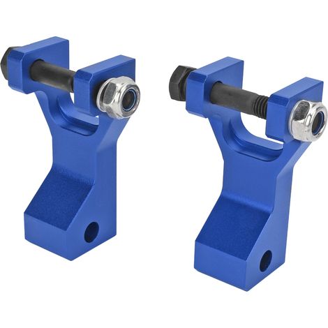 2-teiliger ATV-Vorderachs-Tieferlegungssatz, 3,5 Zoll, Aluminium, Ersatz für Raptor 660, 660R, YFM660R (2001–2005), Blau (1/5)