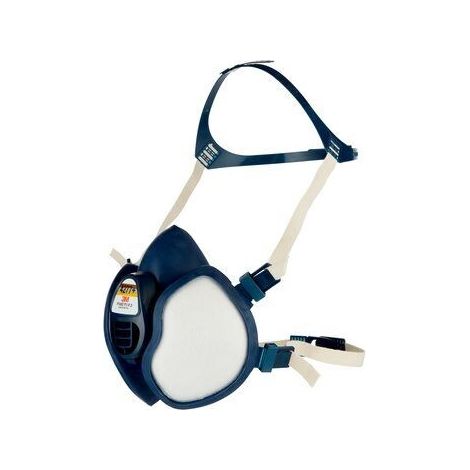 Demi-masque réutilisable avec soupape à filtres intégrés K4277+ - FFABE1P3 R D - 3M