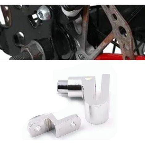 Antivol disque moto avec 3 clés, alliage de zinc argenté, universel, étanche, pour vélo et scooter (1/5)