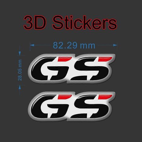 1200 1250 ch Pour BMW R1200GS R1250GS F 850 800 750 G 310 GS Côté Haut Coffre GSa Valises Autocollants Adventure 2014 2015 2020--GS (3D) (1/5)