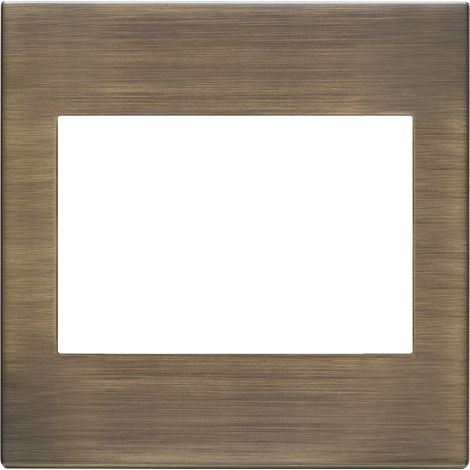 VIMAR - 22648.87 Placca 3M BS bronzo antico spazzolato