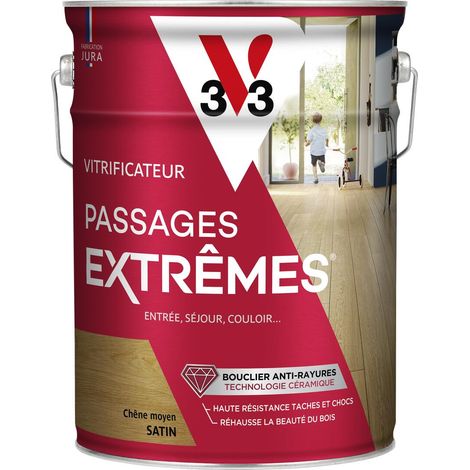 Vitrificateur Passages extrêmes® V33 Chêne moyen Satin 5L