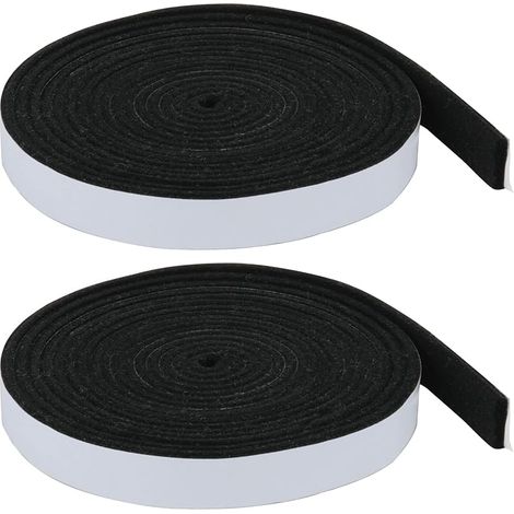 Lot de 2 joints d'étanchéité pour fumeurs - Haute chaleur - Pour barbecue - Pour fumeurs - 2 pièces de 3/4" x 1/8" - 15 pieds (1/5)
