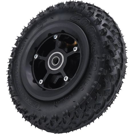 Pneus pneumatiques 200x50 pour roue arrière 8 pouces pour skateboard électrique, amortissement, pour skateboard cross-country, pièces de pneus tubeless (1/5)