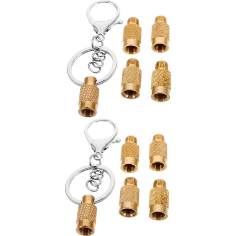 Kit de 6 piezas de cobre para desinflar neumáticos de coches, SUV y camiones, rápido y duradero.