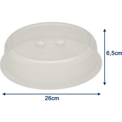 Mikrowellen Abdeckhaube, Durchmesser 26 cm (1/2)