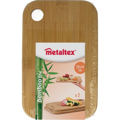 Tagliere in bambù, legno, Set da 2