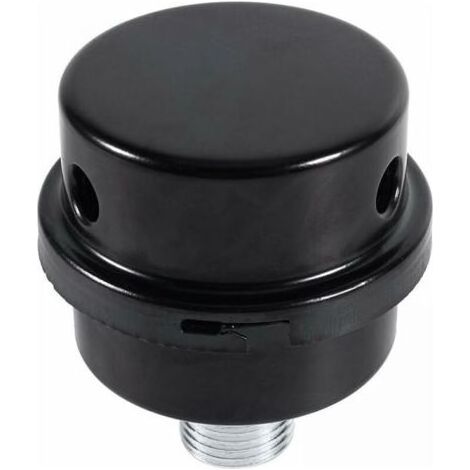 Air compressor silencer, 1/2 inch threaded connection silencer filter, noise reduction air filter intake silencer for oil-free air compressors (1/5)
