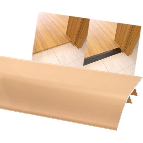 Seuil de transition en aluminium pour sol, rampe de porte, réducteur (1/5)