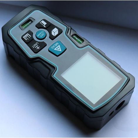 Telemetro portatile Strumento di misurazione a infrarossi orizzontale a doppio bulbo S8A050 Precisione 50 m (batteria a secco) (1/4)