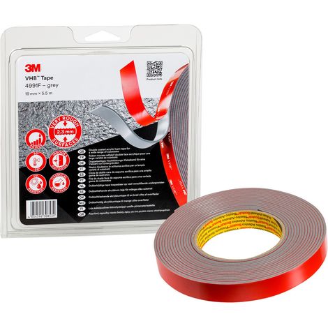 3M  4991F/IPS Klebeband  Grau (L x B) 5.5 m x 19 mm 1 St.