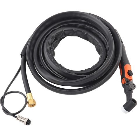 Kit de torche de soudage à l'arc TIG-17, buse de soudage flexible, entrée de gaz M16x1,5, câble de 4 mètres, accessoires de soudage. (1/5)