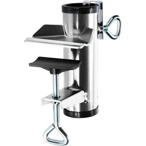 Sonnenschirmständer aus Metall – Sonnenschirmständer für Balkon, Terrasse oder Tisch – XL-Balkon-Sonnenschirmständer (Ø 25–38 mm – 1 Stück) – Crezuo