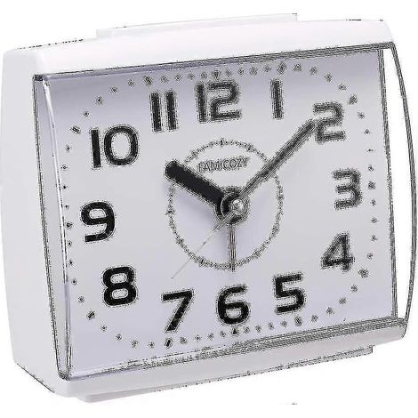 Réveil analogique 2024 pour personnes âgées, silencieux (sans tic-tac), avec fonction snooze et rétroéclairage, alarme sonore progressive, grands chiffres faciles à utiliser. (1/5)