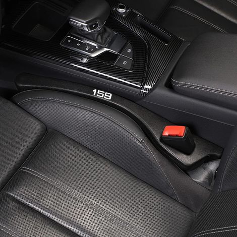 (Noir Droit) Bouchon de couture de siège auto neuf, bande d'étanchéité pour couture de siège, protection anti-chute pour Alfa Romeo 156 159 Mito Giulia Stelvio (1/5)