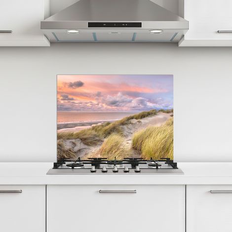 CRÉDENCE CUISINE Plage - Mer - Dune - Coucher de soleil 60x45 cm (1/5)