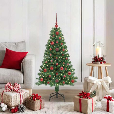 vidaXL Artificial Christmas Tree with 150 LEDs with Stand Green 120 cm (1/5)