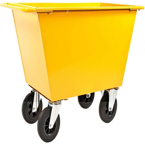 Carrello per rifiuti 200 l, L x P x H (mm) 1220 x 580 x 760 - Kongamek KM143025