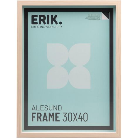 Cadre 30 x 40 cm Bois Décoration Murale Cadre Bois MDF Cadre Photo Grand Format Marron (1/5)