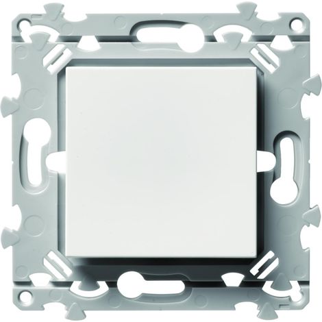 Interrupteur Va-et-Vient 10A Blanc Mécanisme Encastré Connexion Automatique Sans Vis pour Maison et Bureau