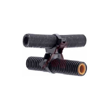 Embase double pour fixation gaine ou cable avec collier de serrage (Sachet de 50) PANDUIT TMEH-X2-L0Y (1/3)