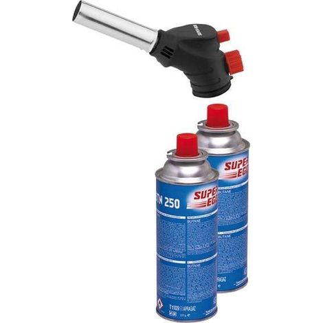 Soplete a gas cartucho piezo cap 2c 22mm multifire super ego