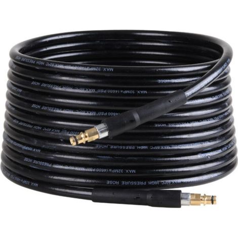 High-pressure cleaner hose, high-pressure cleaner, drain cleaning hose, Kärcher, high-pressure cleaner accessories, garden hose (10 m) (1/4)
