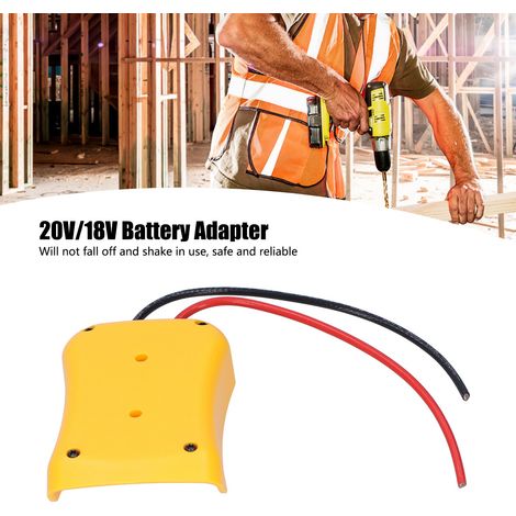 Batterieadapter mit Befestigungslöchern für die Stromanschlüsse der DWE 20V/18V DCB-Batterieserie (1/5)