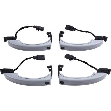 Türgriffsensor außen für Audi Q7 (4LB) 3.0T/3.6 FSI/4.2T/6.0T (2006–2015), Grau, Teilenummer: 4L0837205A, 4L0837205B (1/2)