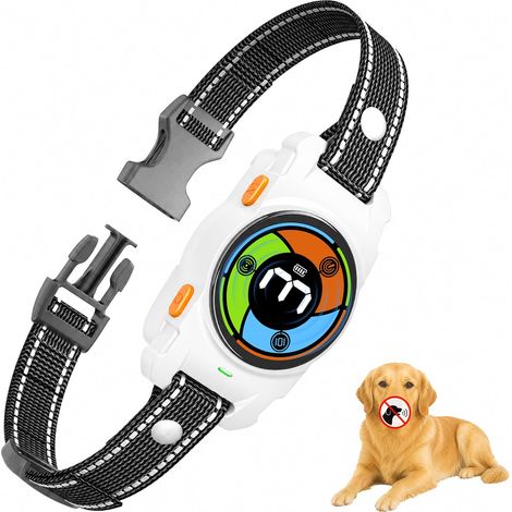 Collier Anti Aboiement Chien, Ultrasons Collier de Dressage pour Détection (1/5)