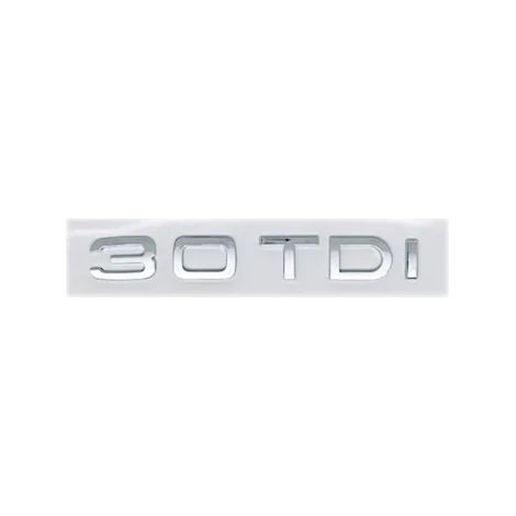 (Argent 30TDI, Chine continentale) - Autocollant 3D ABS pour voiture, compatible avec TDI A4 A5 A6 A7 A8 Q5 Q7, emblème de lettre, décoration de coffre arrière (1/5)