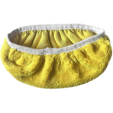 Recharge de serpillière professionnelle en microfibre lavable et réutilisable pour sols stratifiés, bois, vinyle et stratifié.-Yellow L (1/5)