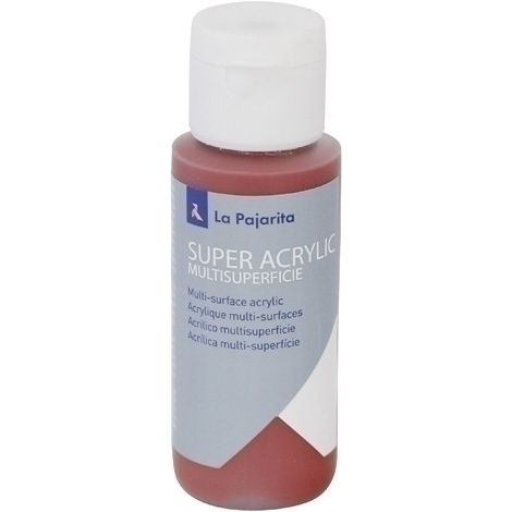 Pajarita Super Acrylic A-27 Oxido Rojo 0,06 L. La Pajarita