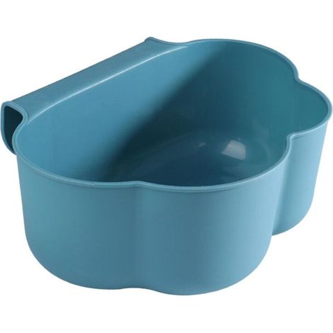 Ensemble de 2 poubelles murales bleues en forme de nuage pour la maison et le bureau (1/5)