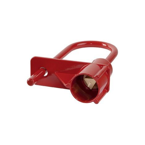 Cadenas pompier à triangle 14mm – Antivol en acier – Système de verrouillage à clé – Pour usage intensif – Couillet