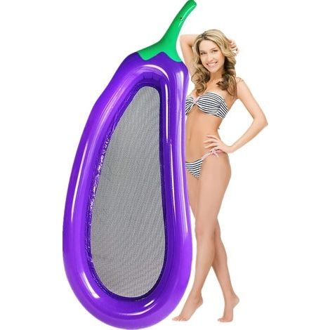 Bouee Piscine Adulte Hamac Gonflable Piscine, Bouée Matelas Gonflable Bouée Piscine Matelas Flottant Hamac Piscine pour Adultes et Enfants(250x105x20CM) (1/5)