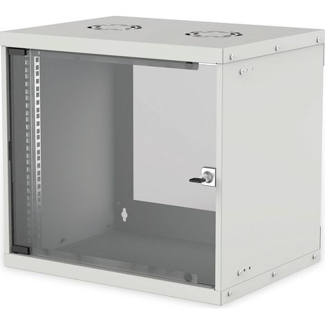Intellinet Network Solutions Intellinet 19' Wandverteiler 487 (H) x 540 (B) x 400 (T) mm 9HE FP grau (714167)