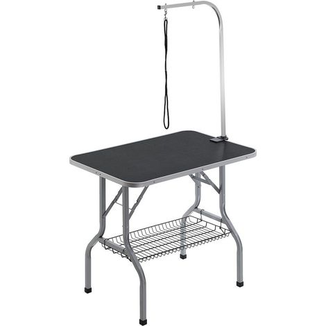 Potence réglable et charge 149,7 kg, table de toilettage stable pour chiens de taille moyenne et petite (1/5)