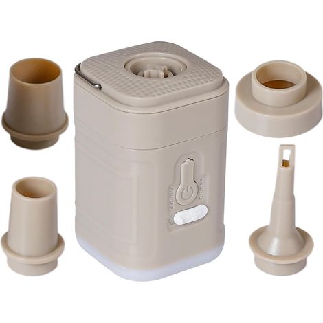 Mini Pompe À Air Équipement Portable Manuel Rechargeable Multifonction  Pompe à air avec lampe de camping Pour Matelas, Randonnée Pédestre, Sac À Dos, Camping, Natation, Extérieur, Plage (1/5)