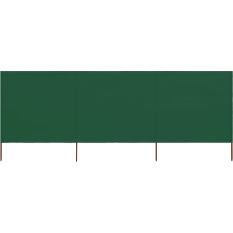 Biombo 3 paneles x tela 400 x 160 cm verde 020008811