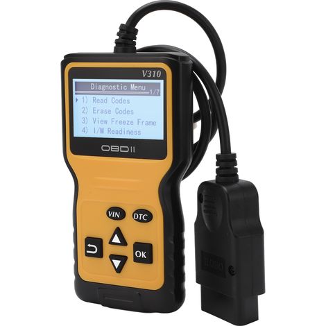 V310 Scanner OBD2 Diagnostic Auto Précis Multifonction Lecture Effacement Codes Defaut Moteur Rapide (1/5)